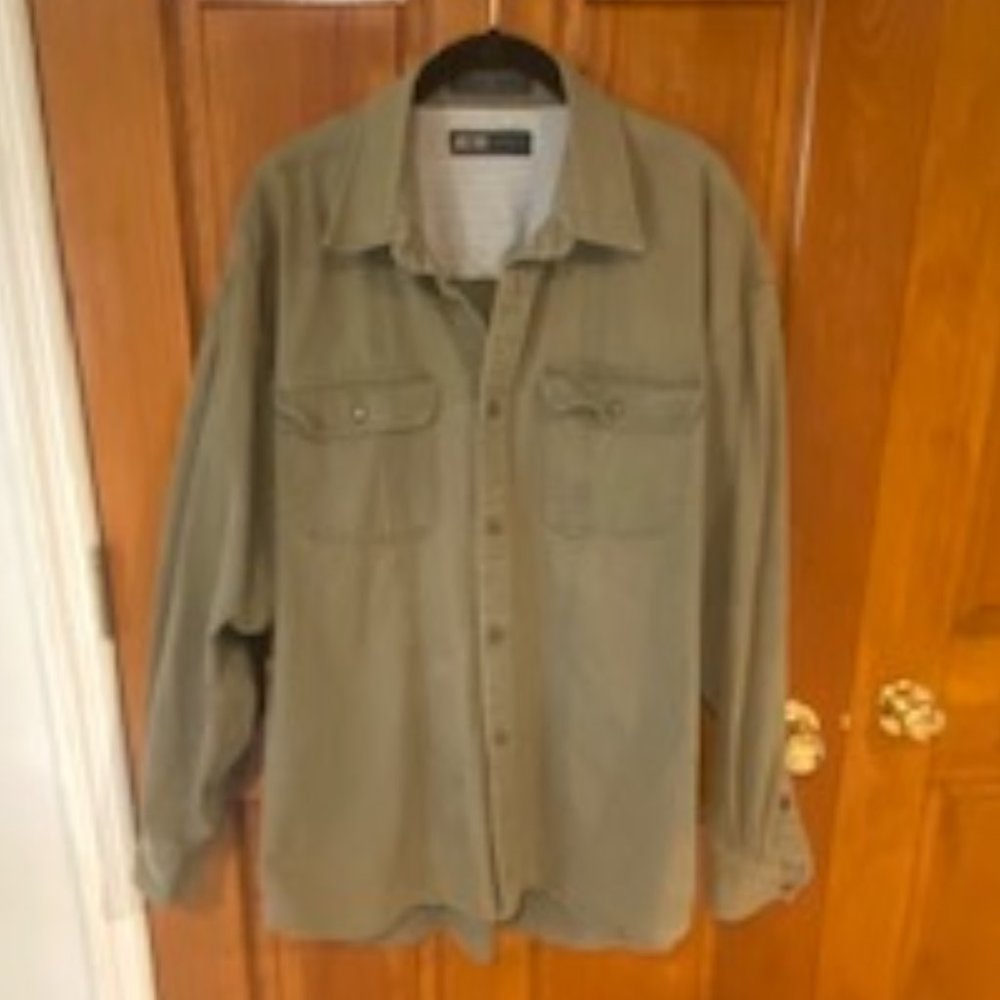 R & R Casuals Men”s Casula Button Down Shirt